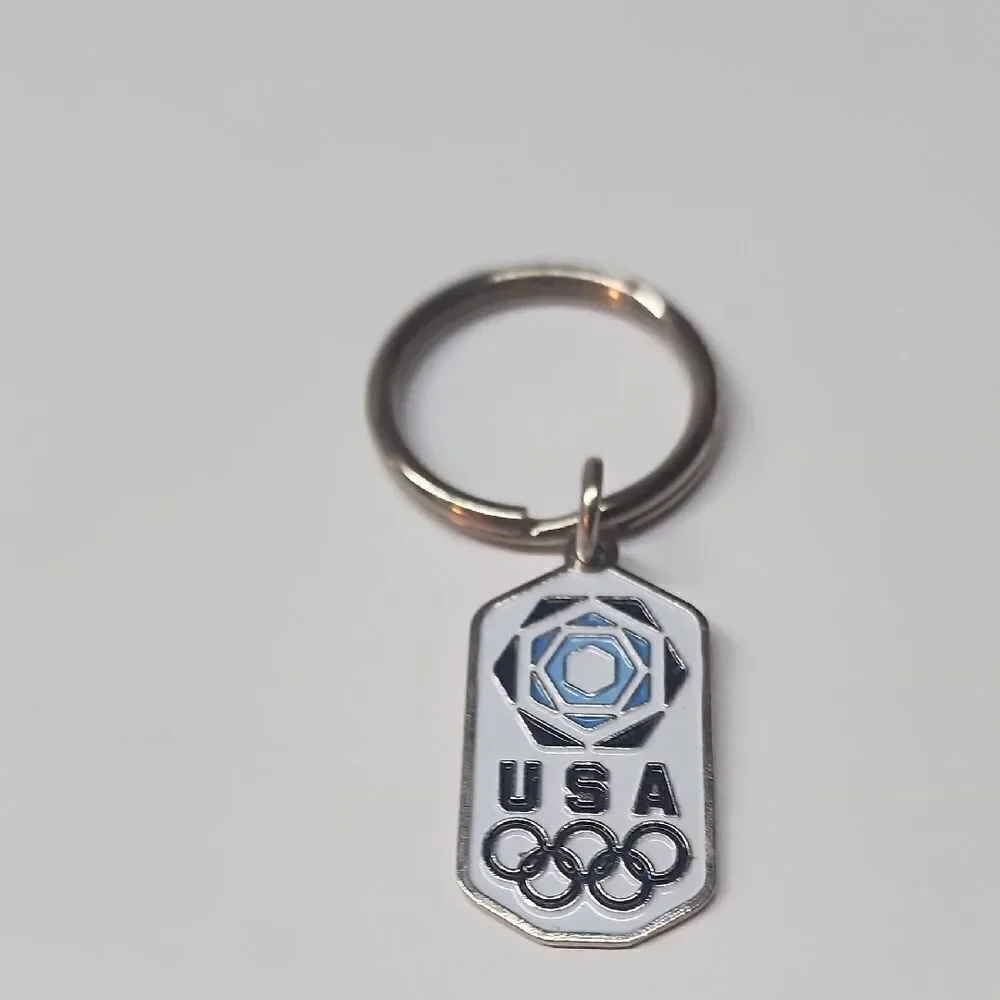 USA Olympic Emblem Keychain